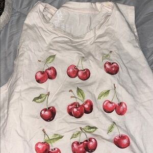 Cherry Print Tank Top